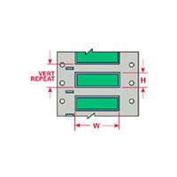 Brady 3PS-187-2-GR-S PermaSleeve Wire Marking Sleeves, 0.335" Height, 2.00" Width, Polyolefin (B-342) Green (Roll of 500)