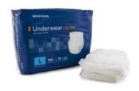 MCKESSON Absorbent Underwear McKesson Pull On Large Disposable Heavy Absorbency (#UWBLG, Sold Per Bag) by McKesson