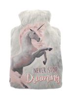 Snugg Warmers Microwave Heat Wheat Pack with Plush Fun Fleece Unicorn Cover by Beam Feature