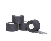 HealiT Easy Rip™ 1.5 Inch Performance Athletic Foam Prewrap - Professional Sports Pre Wrap Athletic Tape - Perfect for Taping Wrist & Ankles - Provides Amazing Knee Support - Black - 4 Pack