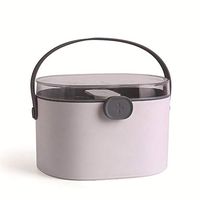 JUSTMOO Plastic First Aid Kit Medical Box Large Storage Box for Medicine Organizer Medicine Chest Emergency Container Home Medical Kit (Color : White)