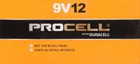 Duracell Procell 9 Volt Batteries, Pack of 12 (Packaging May Vary)