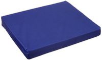 Wheelchair Cushion - Ripstop Fabric, Zippered Cover - Durable Memory Foam Helps Maintain an Upright Position - By Hermell Products, 16"x18"x3", Navy
