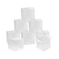 PH PandaHall 30 pcs 2.3 Inch Clear Favor Boxes, Transparent Plastic Gift Box Cube Boxes with White Dot for Wedding Birthday Party Favor Bridal Shower