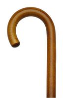 Men Crook Cane High Gloss Cherry Maple  -Affordable Gift! Item #DHAR-9848600