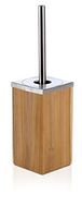 MV Teak Wood Bathroom Standing Toilet Brush Bowl Holder Cleaner Set