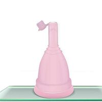 MXD Soft Comfortable and Elastic Medical Silicone Fits The Skin and Does Not Fall Off The Menstrual Cup T-Shirt (Size : S)