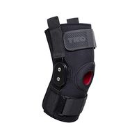 TKO Knee Brace- Medium 14-16" Knee Circumference- Ultra Light Thermal Neoprene Sleeve with Hinged Stabilizers - Joint Pain Relief - Adjustable Strapping