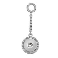 Hot Women Crystal Jewelry Necklace Pendant Fit 18mm Noosa Snap Button N276 Prom Woman Beautiful Cute Stylish Simple Cheap Elegant Aesthetic Fashionable Womens