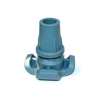 Crutch Tips 360 Degree Swing Large Replacement, Non Slip Anti Skid Durable High-performance Pole Cane Pad, 7/8 Inch (Gray Color)