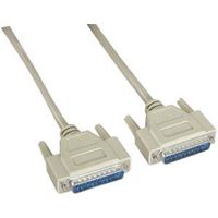 15Ft DB25 M/M Serial Cable 25C Straight