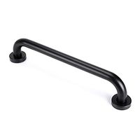 Sumnacon 16 Inch Bath Grab Bar, Sturdy Aluminium Shower Safety Handle for Bathtub, Shower, Toilet, Come with Mounted Screws, Black