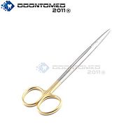 OdontoMed2011 SuperCut Scissors Metzenbaum 5.5" Straight with Gold Handle Dental Instruments ODM