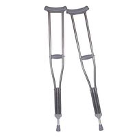 Walker III- Thicken Stainless Steel Axilla Crutches, Adjustable Height Non-Slip Wear Resistant Adult 1 Pair
