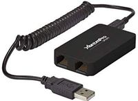 XtremPro 3-Port USB Powered 10/100Mbps Ethernet RJ45 Network Switch Hub - Black (61024)