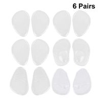 Healifty Ball of Foot Cushion Metatarsal Pads Metatarsal Cushion High Heel Inserts for Women 6 Pairs