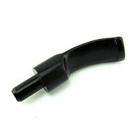 OLD FOX DIY Pipe Stem Replacement Short Bent Saddle Wooden Tobacco Pipe Mouthpiece Tips Fit 3mm Metal Filters BE0020