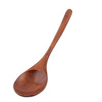 uxcell Household Kitchen Honey Candy Salt Sauce Holder Spoon Scoop 16.5cm Length Brown