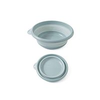 BBTshop Collapsible Wash Basin - Multi-Function Folding Fruit Basin Children Portable Washbasin Baby Basin Tub Dish Bowl Bucket for Home Outdoor (S, Pink)