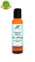 100% Natural Fish Omega-3 Oil by VELONA | Vitamin E, D, Omega-3 | Sizes: 2 OZ | Refined, in Bottle