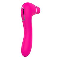 Qksky USB Recharging Soft Quiet Dual Motor Cordless 12 Frequency Wireless Pleasure Waterproof Sucking Vǐbrǎtǒr Waist Training Safer and Convenient Handheld Vibrating