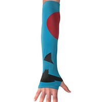 Mipu Shangmao I Love Sharks Anti-UV Sleeves Gloves Sun Protection Sports Protective Sleeves