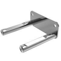 Hair Dryer Rack Holder Stainless Steel Bracket Wall Mount Bracket Stand Holder for Dyson Supersonic Hair Dryer for Bathroom Bedroom (silver)