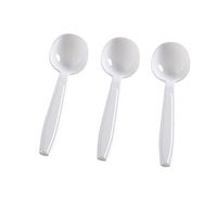 Flairware Heavy Duty Box Bulk Disposable Plastic Soup Spoon (1000/Case) Color: White