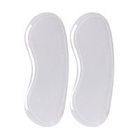 4 Pairs Ladies Soft Clear Heel Liners Heel Cushions Padded Heel Grips No.3
