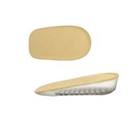 Height Increase Shoes Pad Elastic Silicone Heel 1.5 cm Taller,Beige