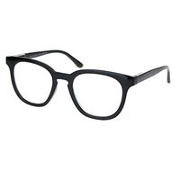 Retro Hipster Plastic Horned Rim Mod Fashion Reading Glasses Black +1.75