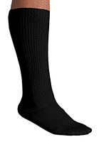 KingSize Men's Big & Tall Diabetic Over-The-Calf Socks - Big - L, Black