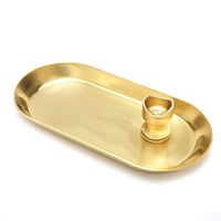 JIFENG® Cigar Stand and Ashtray Set- Copper in Antique Bronze - Golf Cigar Minder - Versatile Magnetic Cigar Holder - with 9mm Punch Screw into The Base - Nice Weight Cigar Rest on The Go