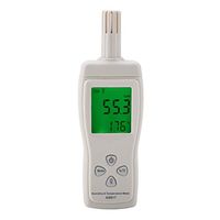 Akozon Digital Hygrometer AS817 LCD Backlight Display Digital Hygrometer Humidity Temperature Meter