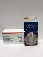 Starkey Hearing Aid Batteries Size 13 Zinc Air Mercury Free (40 Batteries)