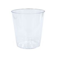 Party Dimensions 60 Count Plastic Tumbler, 2-Ounce, Clear