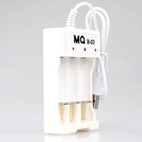 MeterMall Protable 3 Slots USB DC 5V 1-2A for Ni-MH Ni-Cd AA AAA Rechargeable Battery