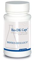 Biotics Research Bio-DK Caps™ - 125 mcg (5000 IU) Emulsified Vitamin D3 and 550 mcg Vitamin K, Easy-to-Take Capsule, MK-7, Stronger Bones, Heart Health, Musculoskeletal Strength, Healthy BMI 60 Caps