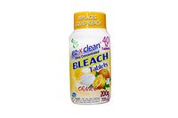 EZ-X CLEAN Ultra Concentrated Water Activated Bleach Tablets for Laundry and Multipurpose Cleaning. 40 Tablets 7.05 OZ Phosphate Free Replaces Liquid BLEACHES (Orange)