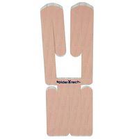 SpiderTech Pre-Cut Ready to Apply Kinesiology Tape, Gentle, Full Knee