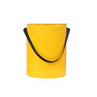 Foldable Bucket Multipurpose Outdoor Bucket Portable Bucket Suitable For Home Car Wash Camping CQOZ (Color : Yellow, Size : 23L)