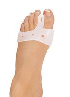 Silicone Toe Spreader and Bunion Band - Forefoot Cushion Protector for Bunions, Calluses, Hammer Toes - Big Toe Silicone Pad Separators