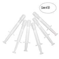 Case of 20 Bags,10/Bag,funwill Disposable Vaginal Applicator Lubricant Injector Anal Syringe Lube Tube Aid Tools (Clear)