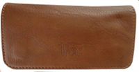 Tobacco Case Pouch Synthetic Leather Smoke for Rolling Cigars Brown No Design
