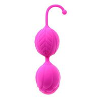 Corcrest - Silicone Smart Beads Kegel Balls Trainer Balls Massager Sex Products Woman Tightening Exercise [ Purple ]