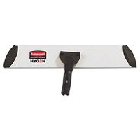 RCP1863893 - Executive Microfiber Single-Sided Flat Mop Frame, 3.5w, 18l, Black/Silver