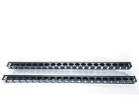 Raising Electronics 42 U Vertical Steel Cable Manager for Servers Racks Cabinets one Piece