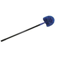 HUB City Industries 52CW 3.5" x 8" Blue Poly Cobweb Brush with 54" Extension Handle