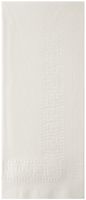 Hoffmaster 010001 Premium Dinner Napkin, Greek Key Embossed, 4-Ply, 1/8 Fold, 20" Length x 17" Width, White (Case of 900)