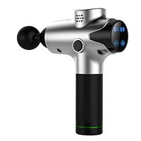 CHO Massage Gun Deep Tissue Muscle Massager Portable Electric Pain Relief Percussion Therapy (-Silver)